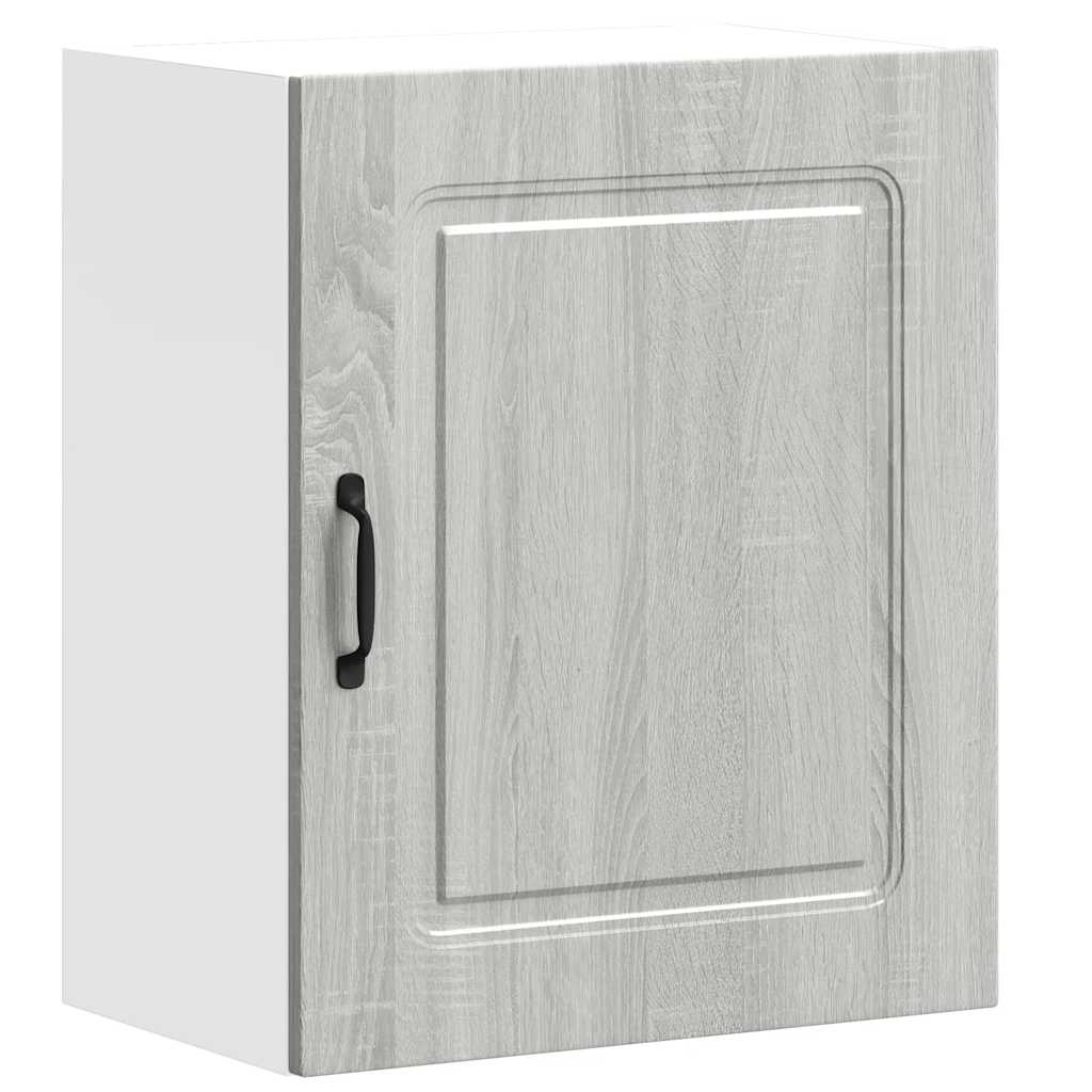 vidaXL Kitchen Wall Cabinets 2 pcs Kalmar Grey Sonoma Engineered Wood