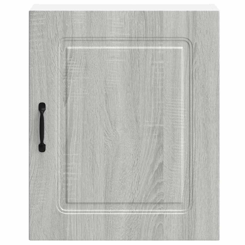 vidaXL Kitchen Wall Cabinets 2 pcs Kalmar Grey Sonoma Engineered Wood
