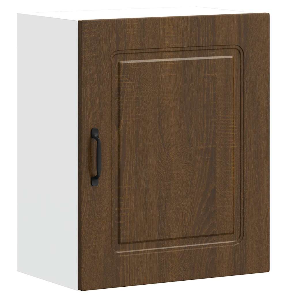 vidaXL Kitchen Wall Cabinets 2 pcs Kalmar Brown Oak Engineered Wood