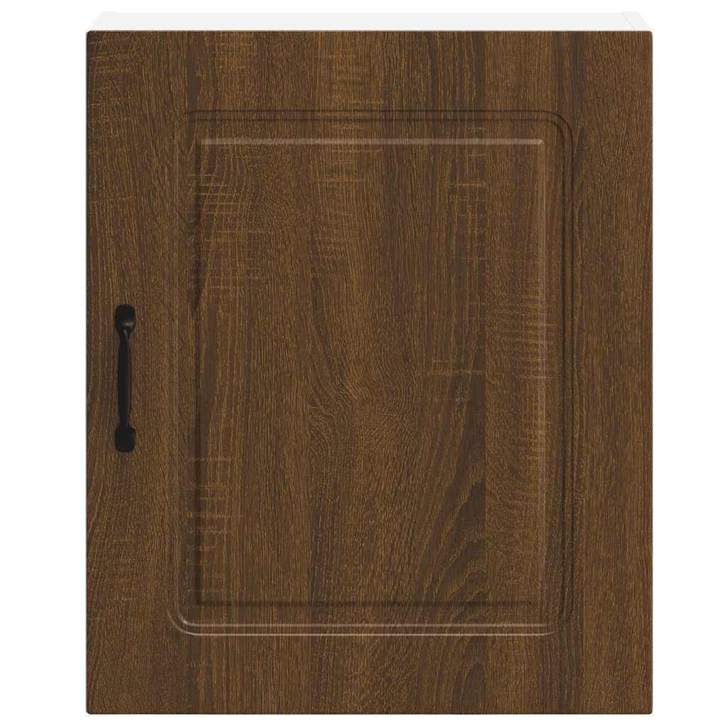vidaXL Kitchen Wall Cabinets 2 pcs Kalmar Brown Oak Engineered Wood