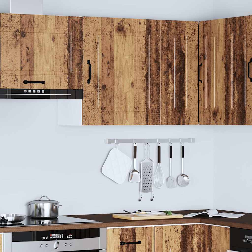 vidaXL Kitchen Wall Cabinet Kalmar Old Wood Engineered Wood