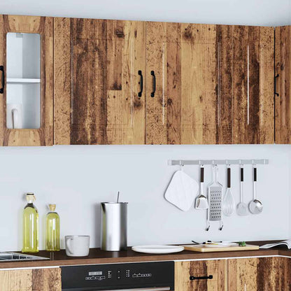 vidaXL Kitchen Wall Cabinets 2 pcs Kalmar Old Wood Engineered Wood
