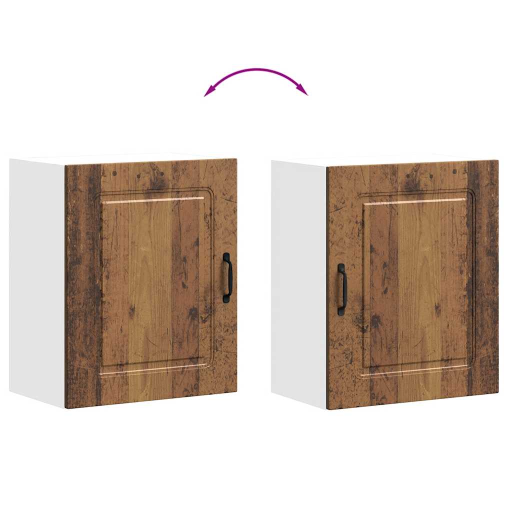 vidaXL Kitchen Wall Cabinets 2 pcs Kalmar Old Wood Engineered Wood