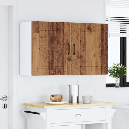 vidaXL Kitchen Wall Cabinets 2 pcs Kalmar Old Wood Engineered Wood