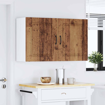 vidaXL Kitchen Wall Cabinets 2 pcs Kalmar Old Wood Engineered Wood