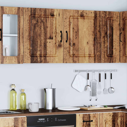 vidaXL Kitchen Wall Cabinets 2 pcs Kalmar Old Wood Engineered Wood
