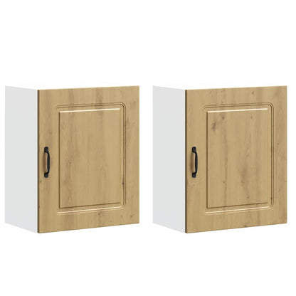 vidaXL Kitchen Wall Cabinets 2 pcs Kalmar Artisan Oak Engineered Wood