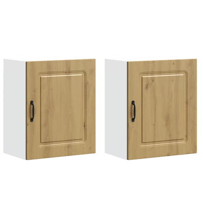 vidaXL Kitchen Wall Cabinets 2 pcs Kalmar Artisan Oak Engineered Wood