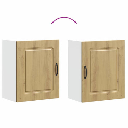 vidaXL Kitchen Wall Cabinets 2 pcs Kalmar Artisan Oak Engineered Wood