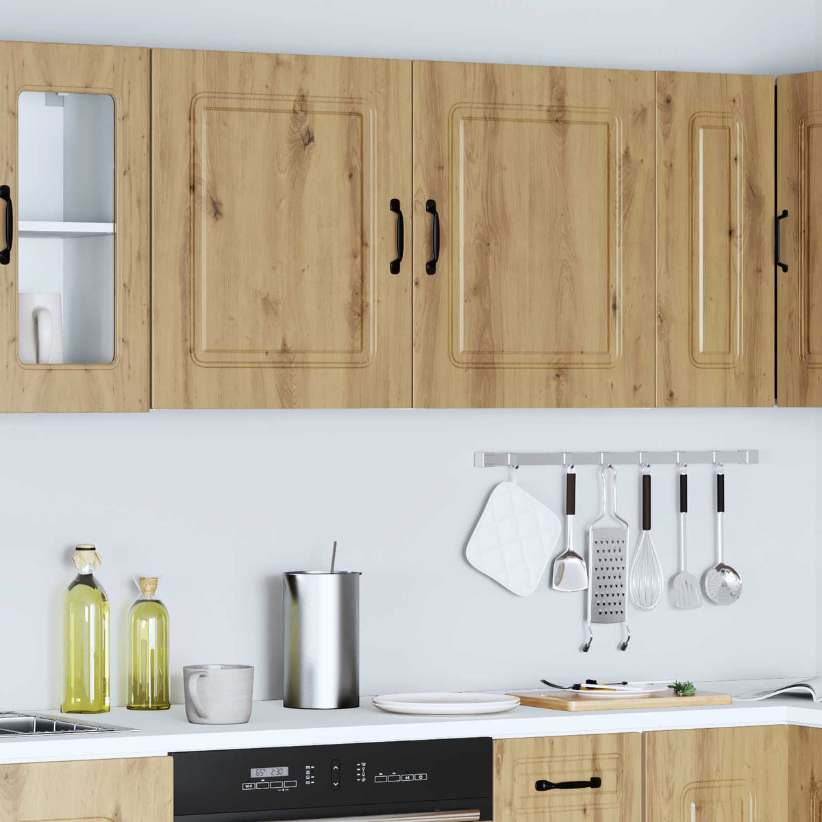 vidaXL Kitchen Wall Cabinets 2 pcs Kalmar Artisan Oak Engineered Wood