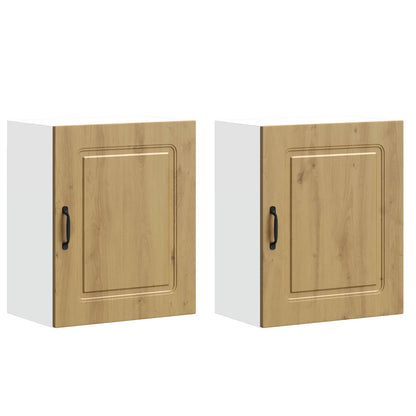 vidaXL Kitchen Wall Cabinets 2 pcs Kalmar Artisan Oak Engineered Wood