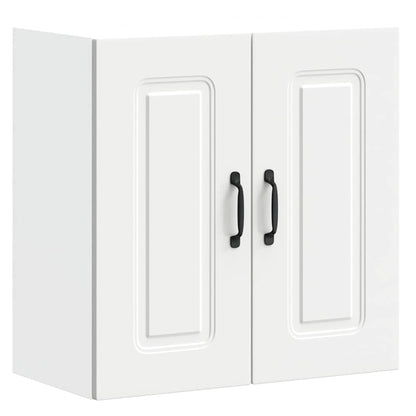 vidaXL Kitchen Wall Cabinet "Kalmar" White Engineered Wood