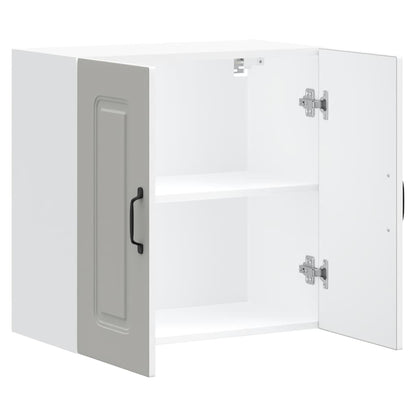 vidaXL Kitchen Wall Cabinet "Kalmar" White Engineered Wood