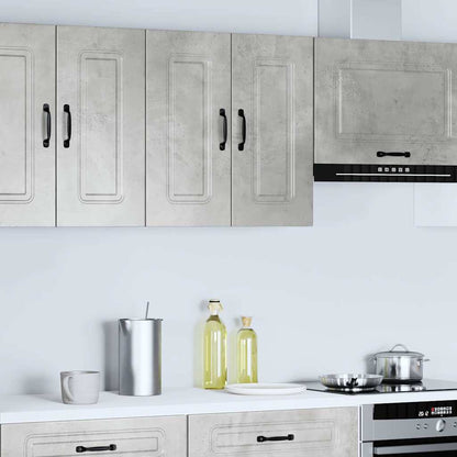 vidaXL Kitchen Wall Cabinet "Kalmar" Concrete Grey Engineered Wood