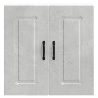 vidaXL Kitchen Wall Cabinet "Kalmar" Concrete Grey Engineered Wood