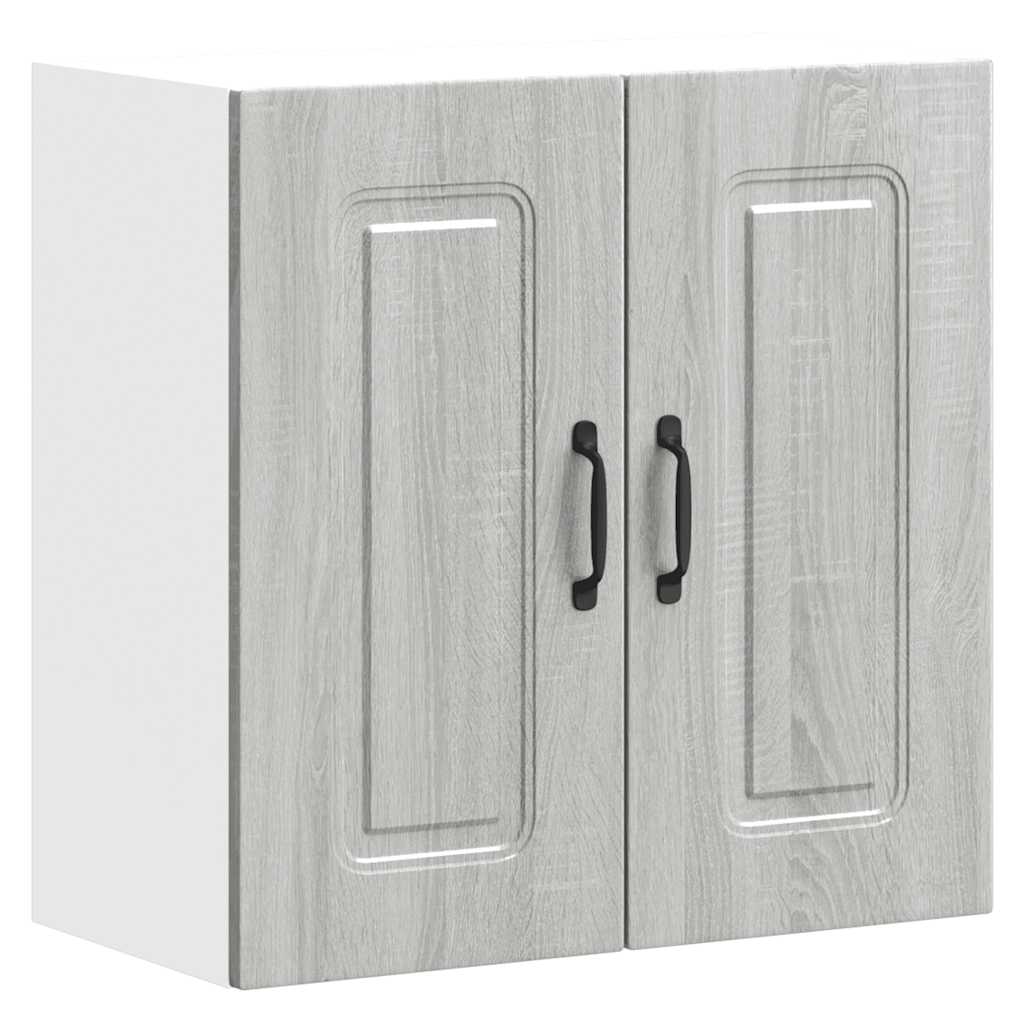 vidaXL Kitchen Wall Cabinet "Kalmar" Grey Sonoma Engineered Wood