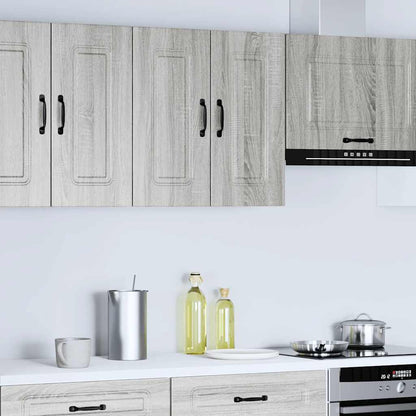 vidaXL Kitchen Wall Cabinet "Kalmar" Grey Sonoma Engineered Wood
