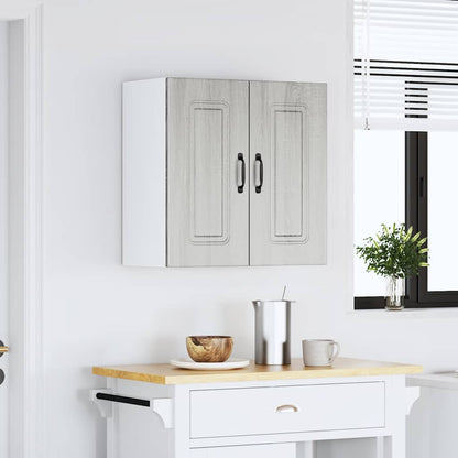vidaXL Kitchen Wall Cabinet "Kalmar" Grey Sonoma Engineered Wood
