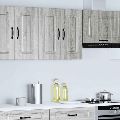 vidaXL Kitchen Wall Cabinet "Kalmar" Grey Sonoma Engineered Wood