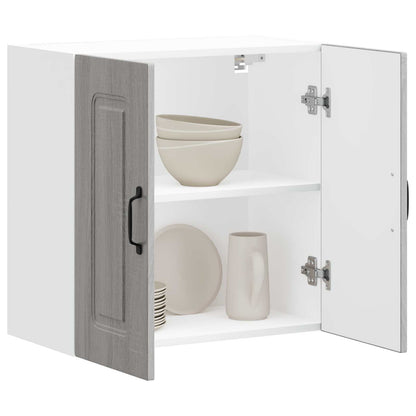 vidaXL Kitchen Wall Cabinet "Kalmar" Grey Sonoma Engineered Wood