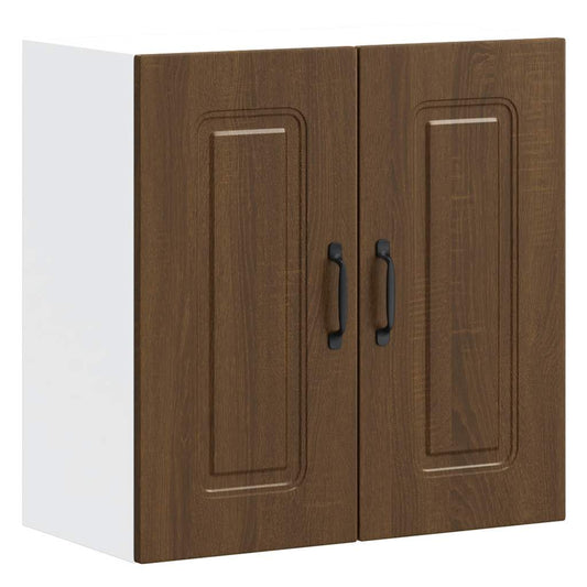 vidaXL Kitchen Wall Cabinet "Kalmar" Brown Oak Engineered Wood