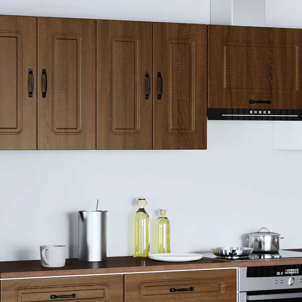 vidaXL Kitchen Wall Cabinet "Kalmar" Brown Oak Engineered Wood