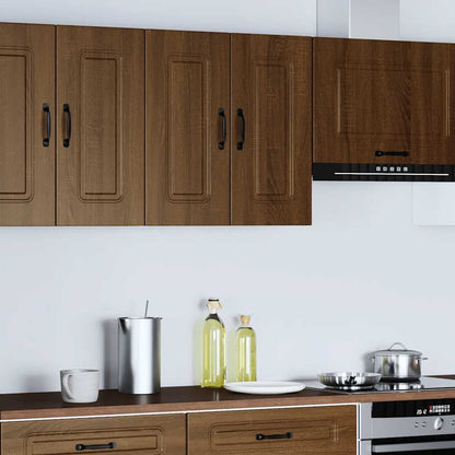 vidaXL Kitchen Wall Cabinet "Kalmar" Brown Oak Engineered Wood