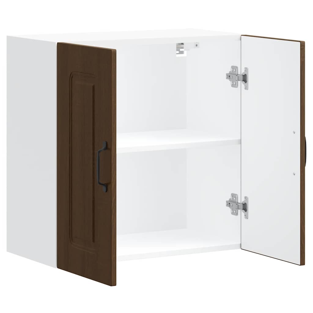 vidaXL Kitchen Wall Cabinet "Kalmar" Brown Oak Engineered Wood