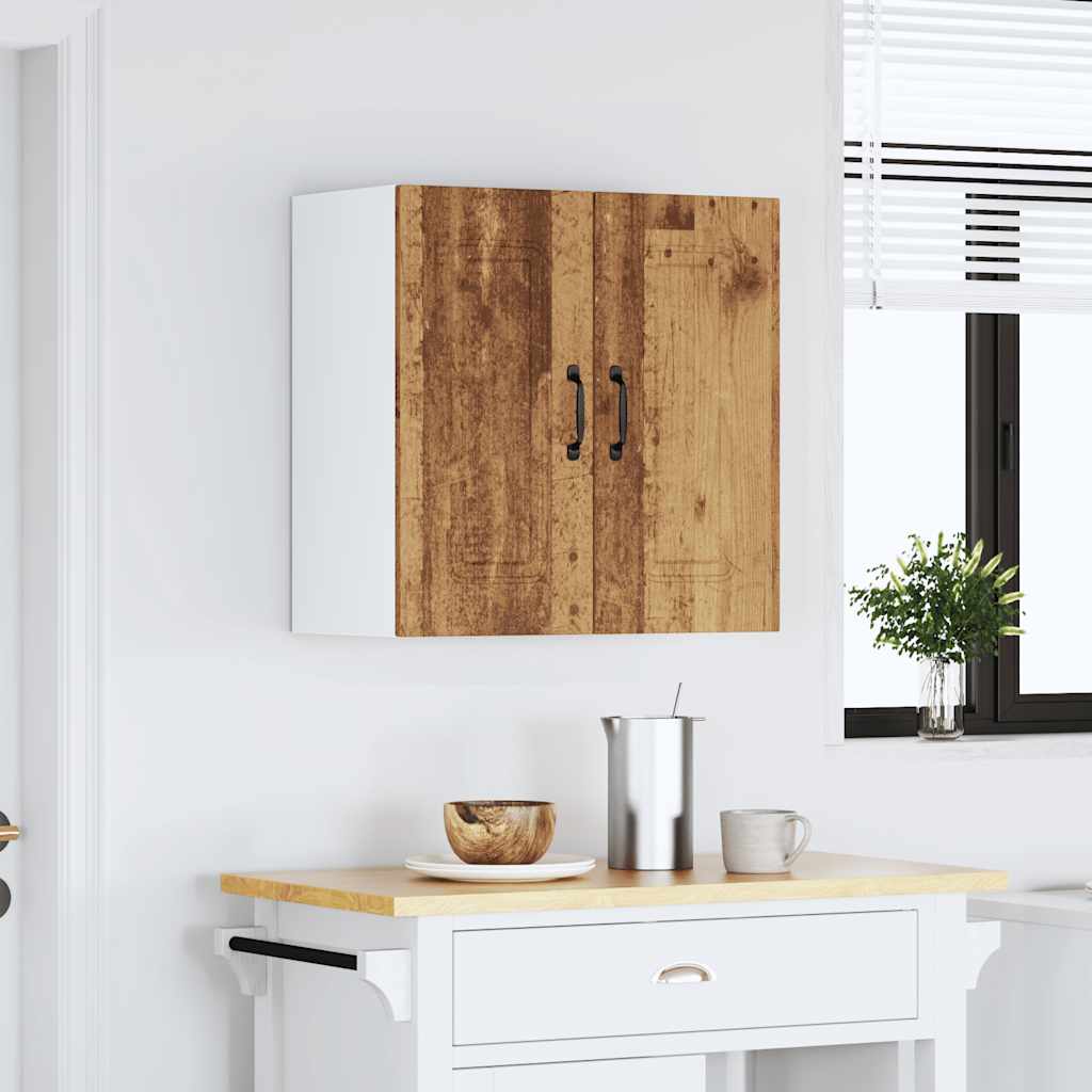 vidaXL Kitchen Wall Cabinet "Kalmar" Old Wood Engineered Wood