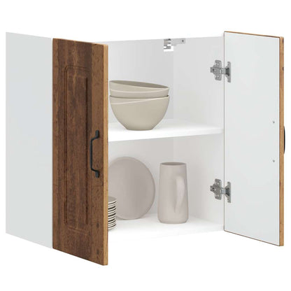 vidaXL Kitchen Wall Cabinet "Kalmar" Old Wood Engineered Wood