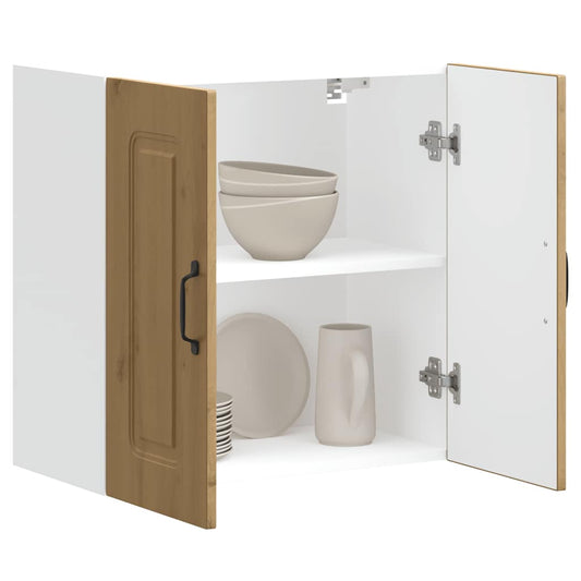 vidaXL Kitchen Wall Cabinet "Kalmar" Artisan Oak Engineered Wood