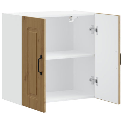 vidaXL Kitchen Wall Cabinet "Kalmar" Artisan Oak Engineered Wood