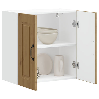 vidaXL Kitchen Wall Cabinet "Kalmar" Artisan Oak Engineered Wood