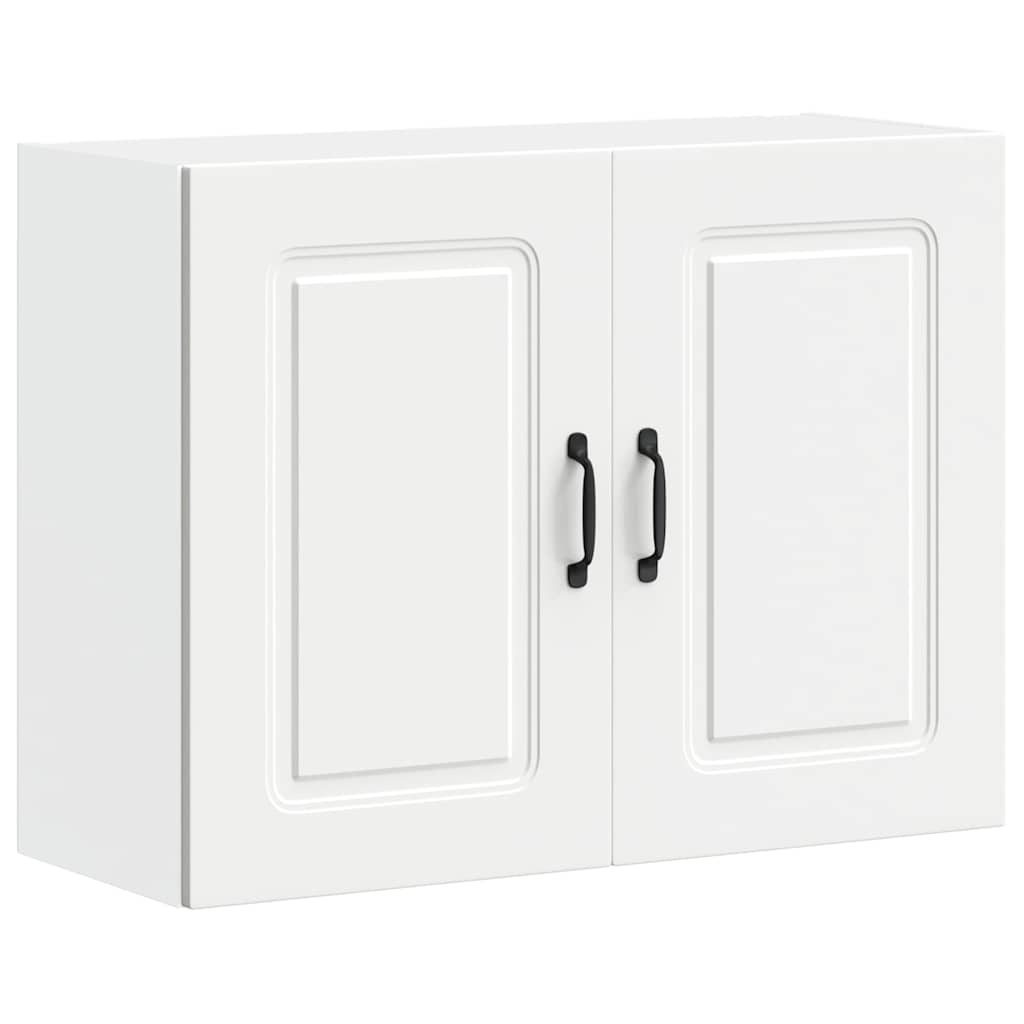 vidaXL Kitchen Wall Cabinet "Kalmar" White Engineered Wood