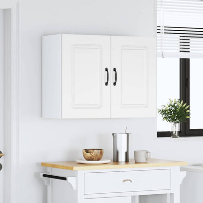 vidaXL Kitchen Wall Cabinet "Kalmar" White Engineered Wood