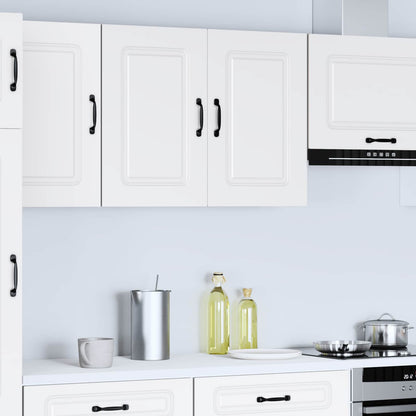 vidaXL Kitchen Wall Cabinet "Kalmar" White Engineered Wood