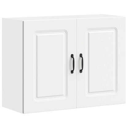 vidaXL Kitchen Wall Cabinet "Kalmar" White Engineered Wood