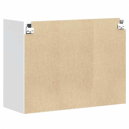 vidaXL Kitchen Wall Cabinet "Kalmar" High Gloss White Engineered Wood