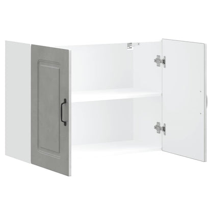 vidaXL Kitchen Wall Cabinet Kalmar Concrete Grey Engineered Wood