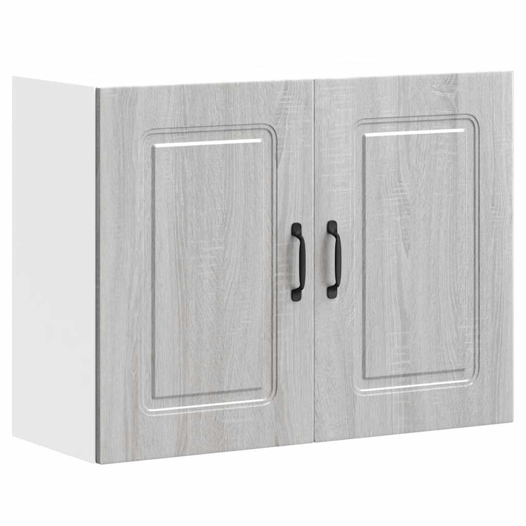 vidaXL Kitchen Wall Cabinet "Kalmar" Grey Sonoma Engineered Wood