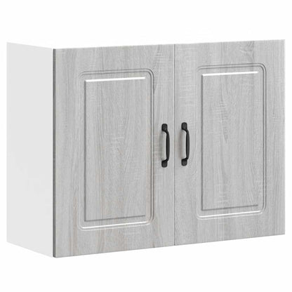 vidaXL Kitchen Wall Cabinet "Kalmar" Grey Sonoma Engineered Wood