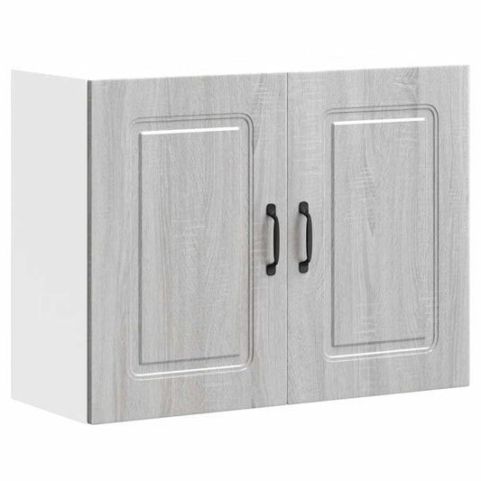 vidaXL Kitchen Wall Cabinet "Kalmar" Grey Sonoma Engineered Wood