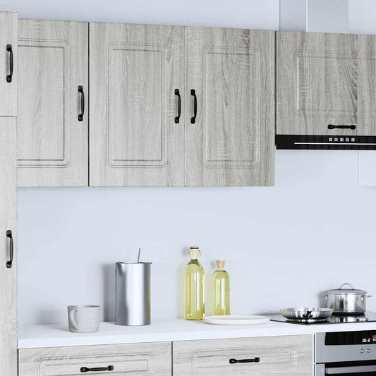 vidaXL Kitchen Wall Cabinet "Kalmar" Grey Sonoma Engineered Wood
