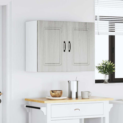 vidaXL Kitchen Wall Cabinet "Kalmar" Grey Sonoma Engineered Wood