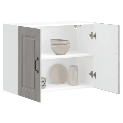 vidaXL Kitchen Wall Cabinet Kalmar Grey Sonoma Engineered Wood