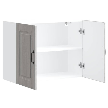 vidaXL Kitchen Wall Cabinet "Kalmar" Grey Sonoma Engineered Wood