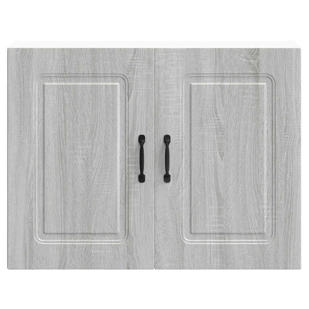 vidaXL Kitchen Wall Cabinet "Kalmar" Grey Sonoma Engineered Wood