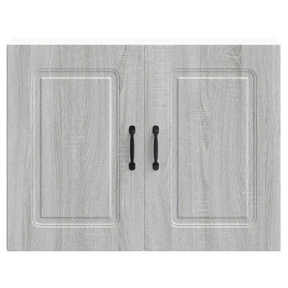 vidaXL Kitchen Wall Cabinet "Kalmar" Grey Sonoma Engineered Wood