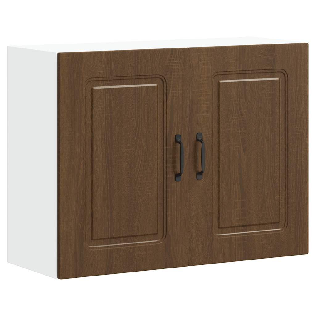 vidaXL Kitchen Wall Cabinet "Kalmar" Brown Oak Engineered Wood