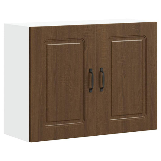 vidaXL Kitchen Wall Cabinet "Kalmar" Brown Oak Engineered Wood